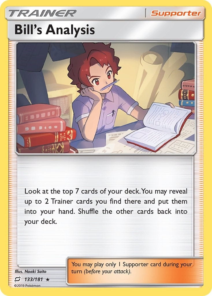 Image for Bill's Analysis (133/181) (SM9) - Pokemon