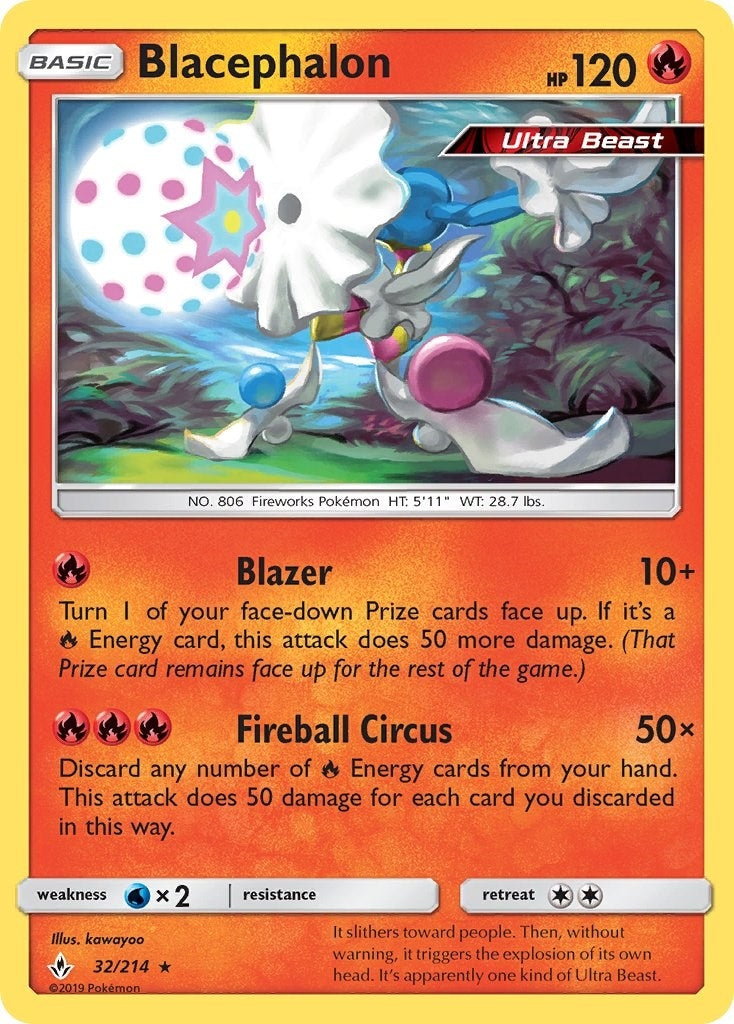 Image for Blacephalon (32/214) (SM10) - Pokemon
