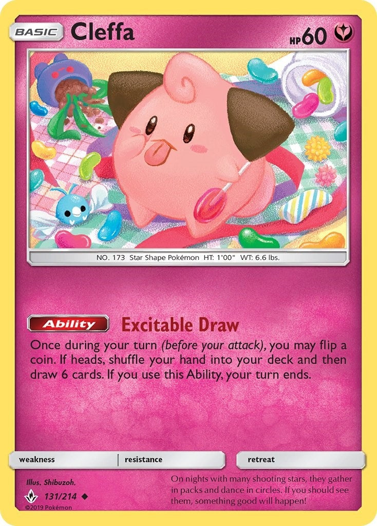 Image for Cleffa (131/214) (SM10) - Pokemon