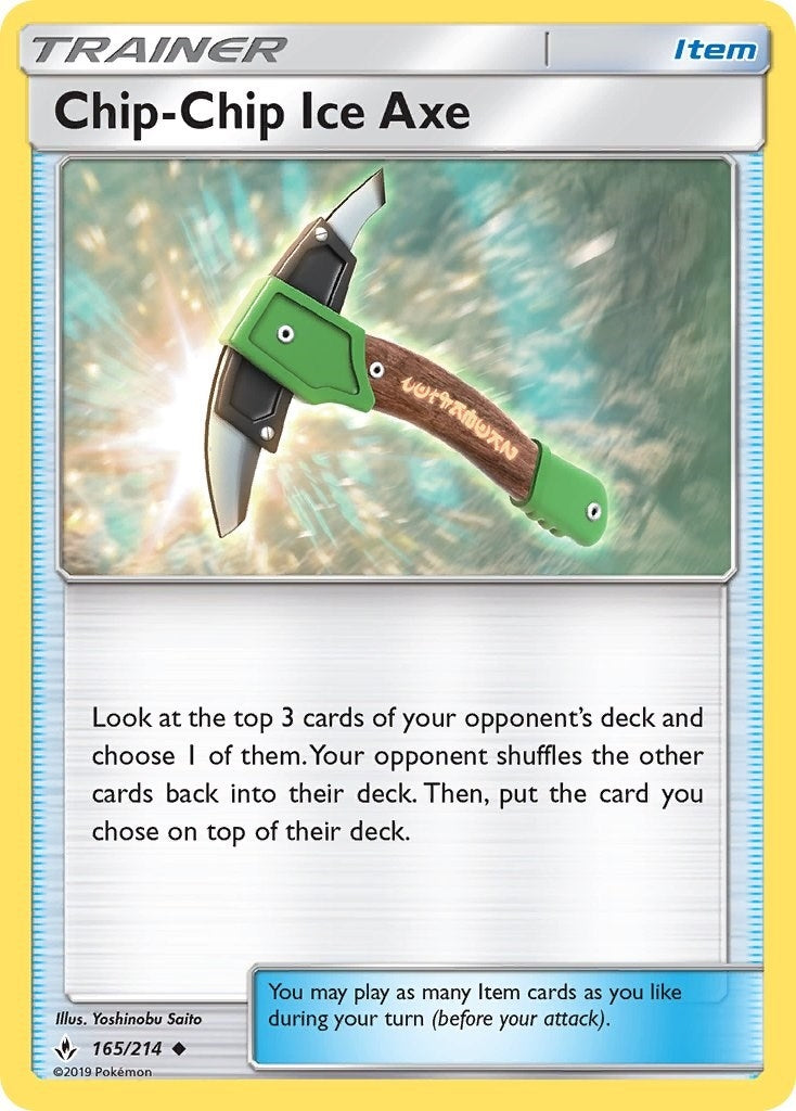 Image for Chip-Chip Ice Axe (165/214) (SM10) - Pokemon