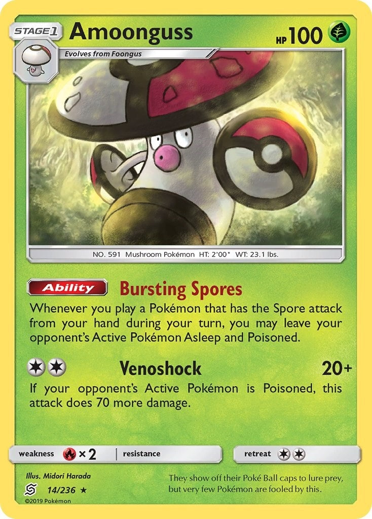 Image for Amoonguss (14/236) (SM11) - Pokemon