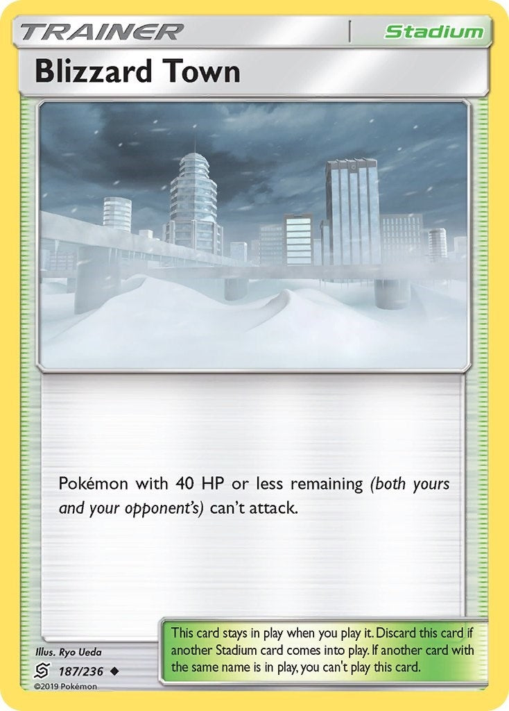 Image for Blizzard Town (187/236) (SM11) - Pokemon