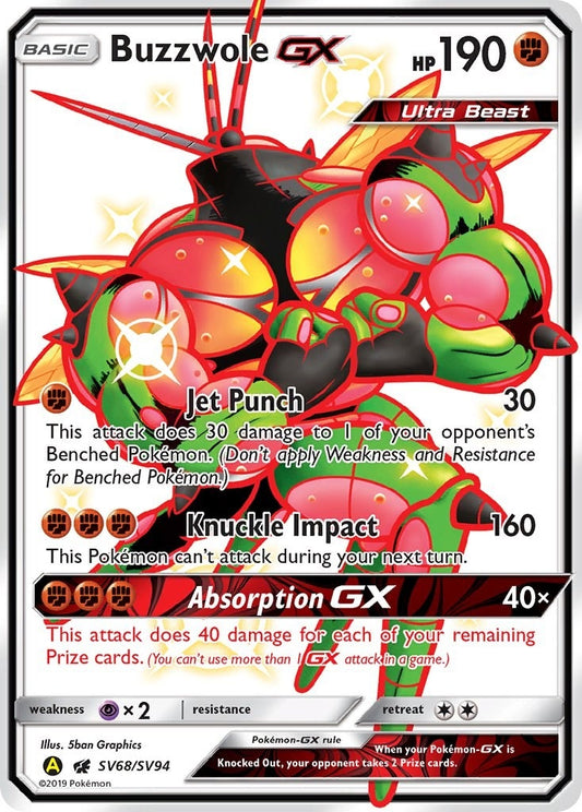 Image for Buzzwole GX (SV68/SV94) (HIF:SV) - Pokemon