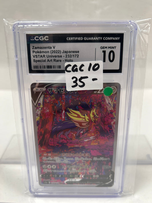 2022 Zamazenta V Japanese 232/172 - CGC (10)