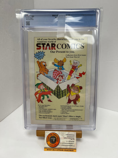 Web of Spider-man #1 (White Pages) {CGC 8.5}