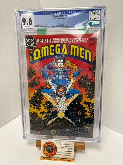Omega men #3 (White Pages) {CGC 9.6}