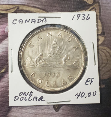 1936 Silver Dollar - EF