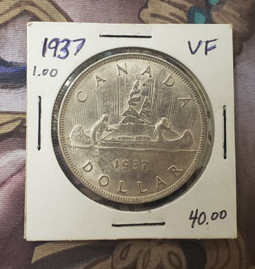 1937 Silver Dollar - VF