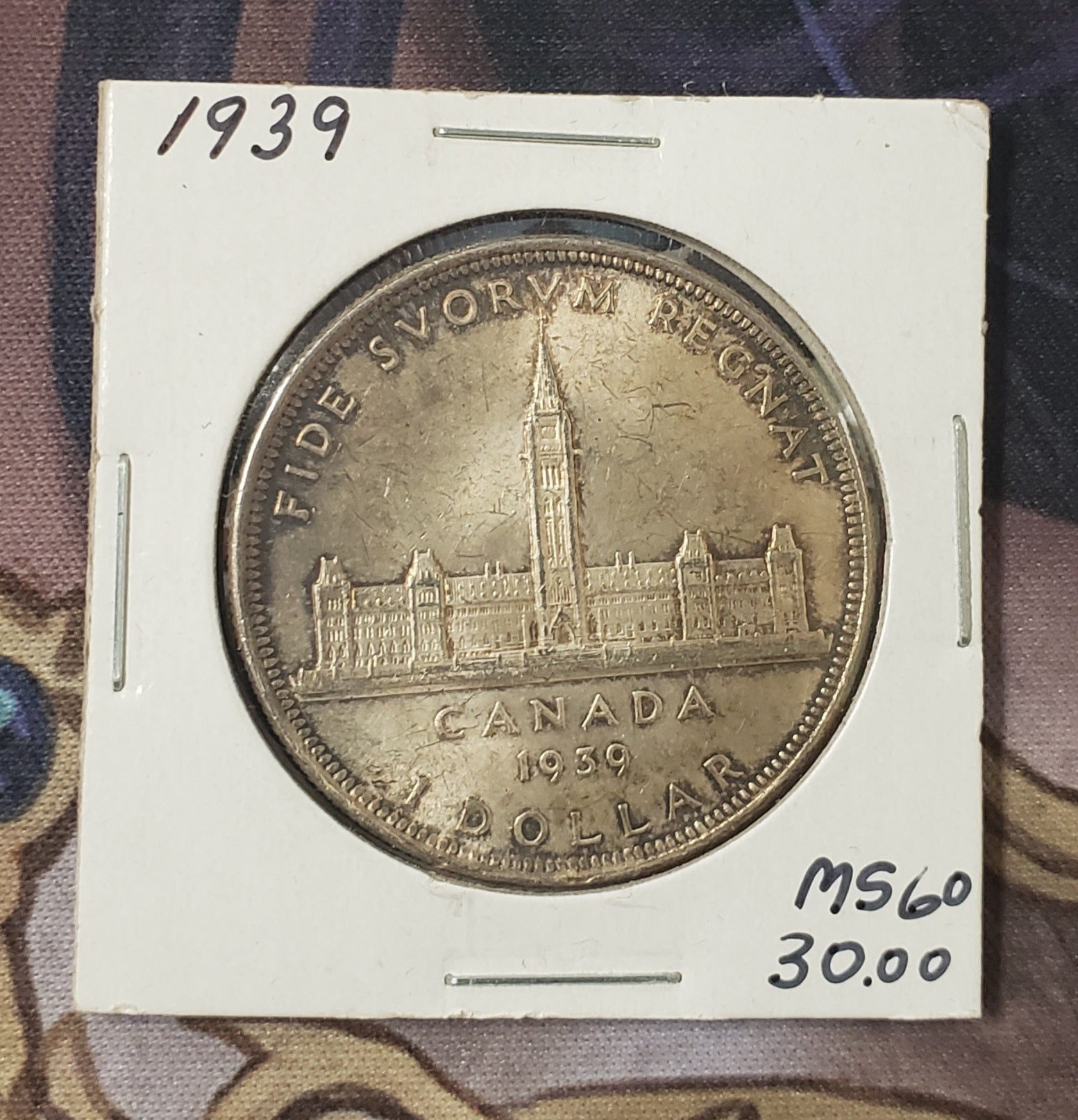 1939 Silver Dollar - MS60