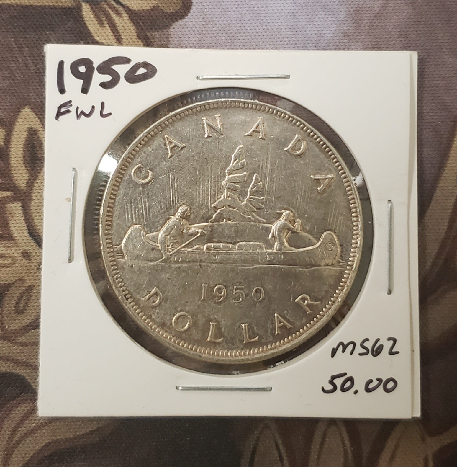 1950 Silver Dollar - MS62