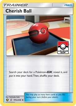Image for Cherish Ball - 191a/236 (League Cup) (191a/236) (PR) - Pokemon
