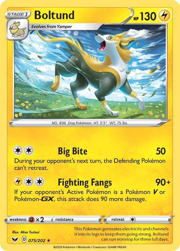 Image for Boltund (075) (075/202) (SWSH01) - Pokemon
