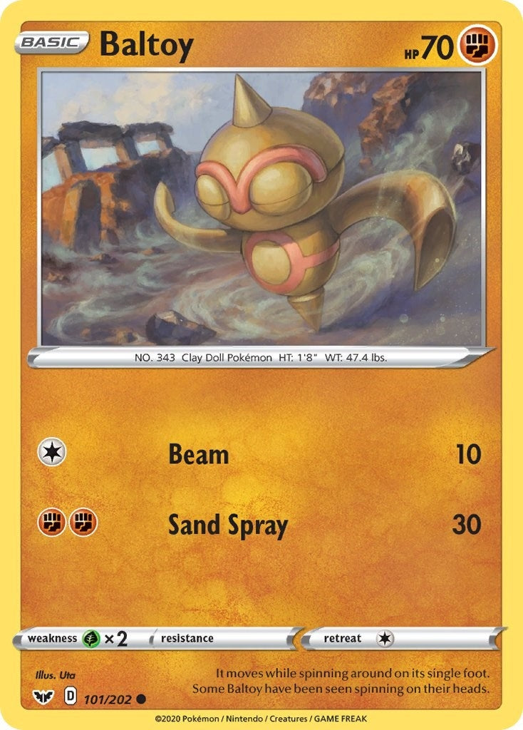 Image for Baltoy (101) (101/202) (SWSH01) - Pokemon