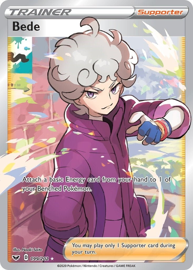 Image for Bede (Full Art) (199/202) (SWSH01) - Pokemon