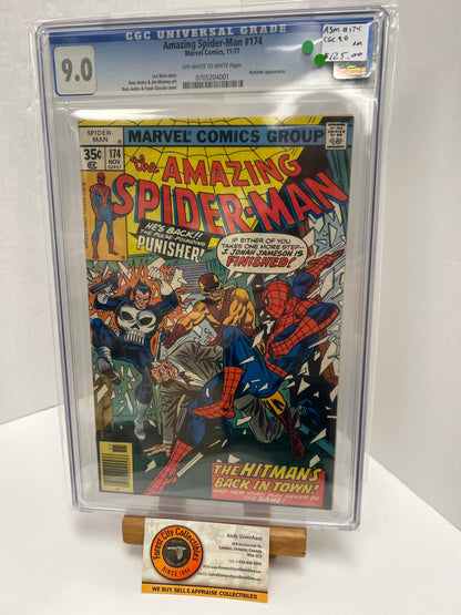 Amazing Spider-man #174 (White Pages) {CGC 9.0}