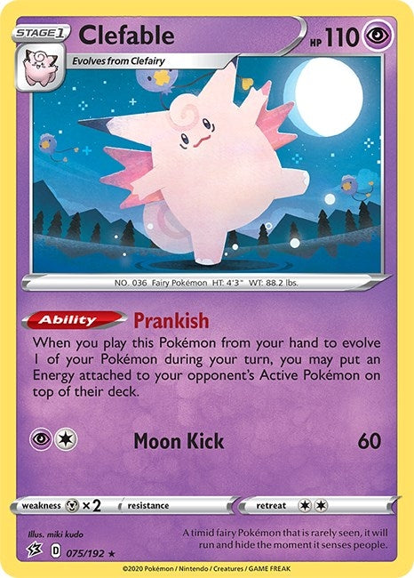 Image for Clefable (075/192) (SWSH02) - Pokemon