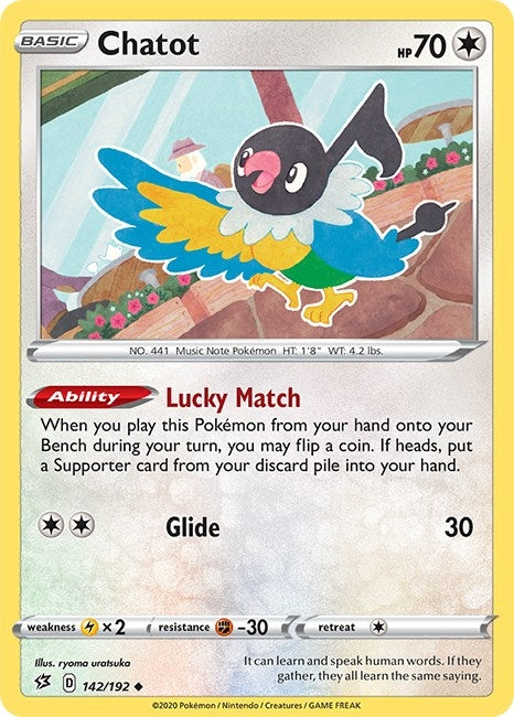 Image for Chatot (142/192) (SWSH02) - Pokemon
