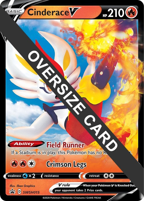 Image for Cinderace V - SWSH015 (SWSH015) (PR) - Pokemon