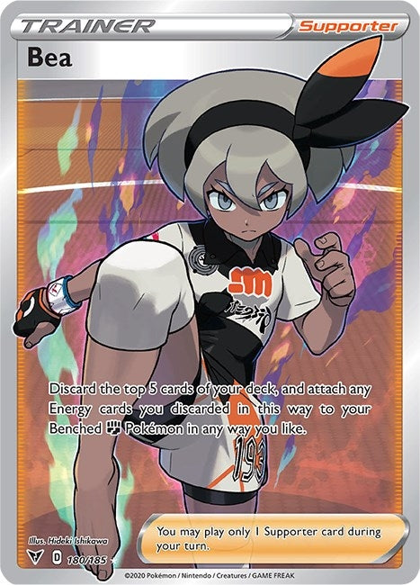Image for Bea (Full Art) (180/185) (SWSH04) - Pokemon