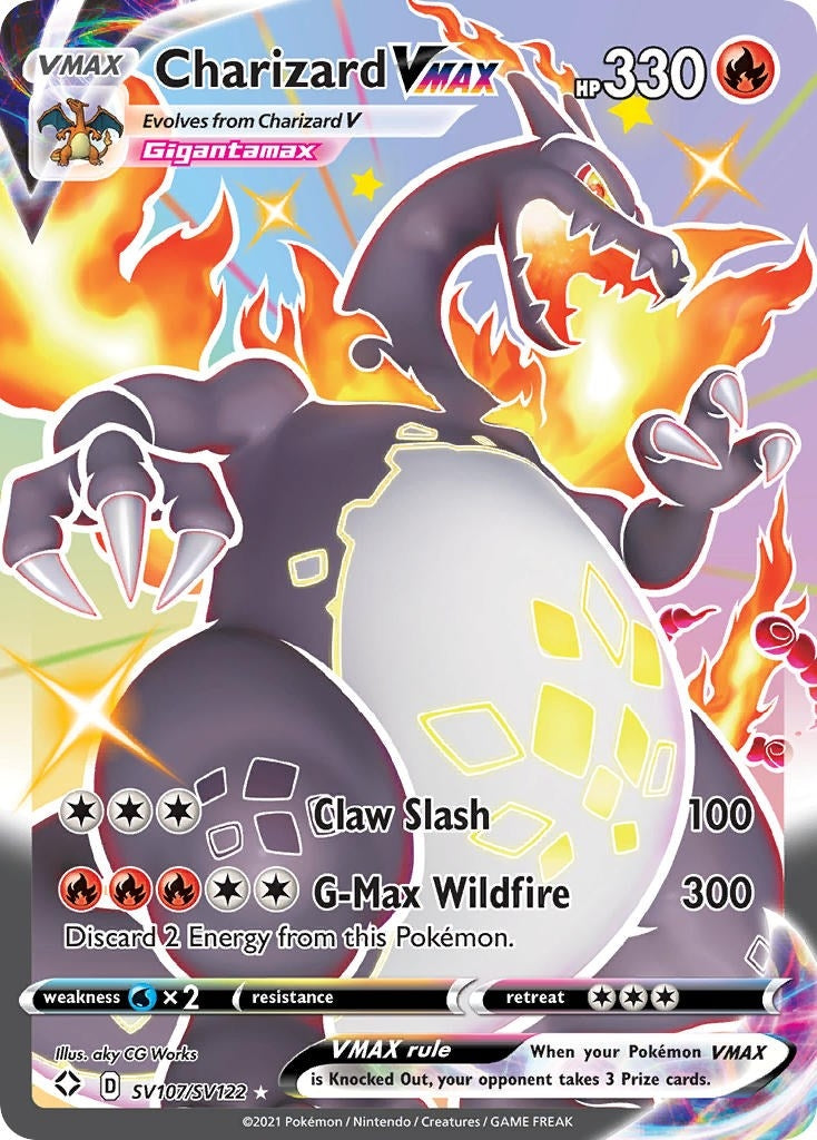 Image for Charizard VMAX (SV107/SV122) (SHFSV) - Pokemon