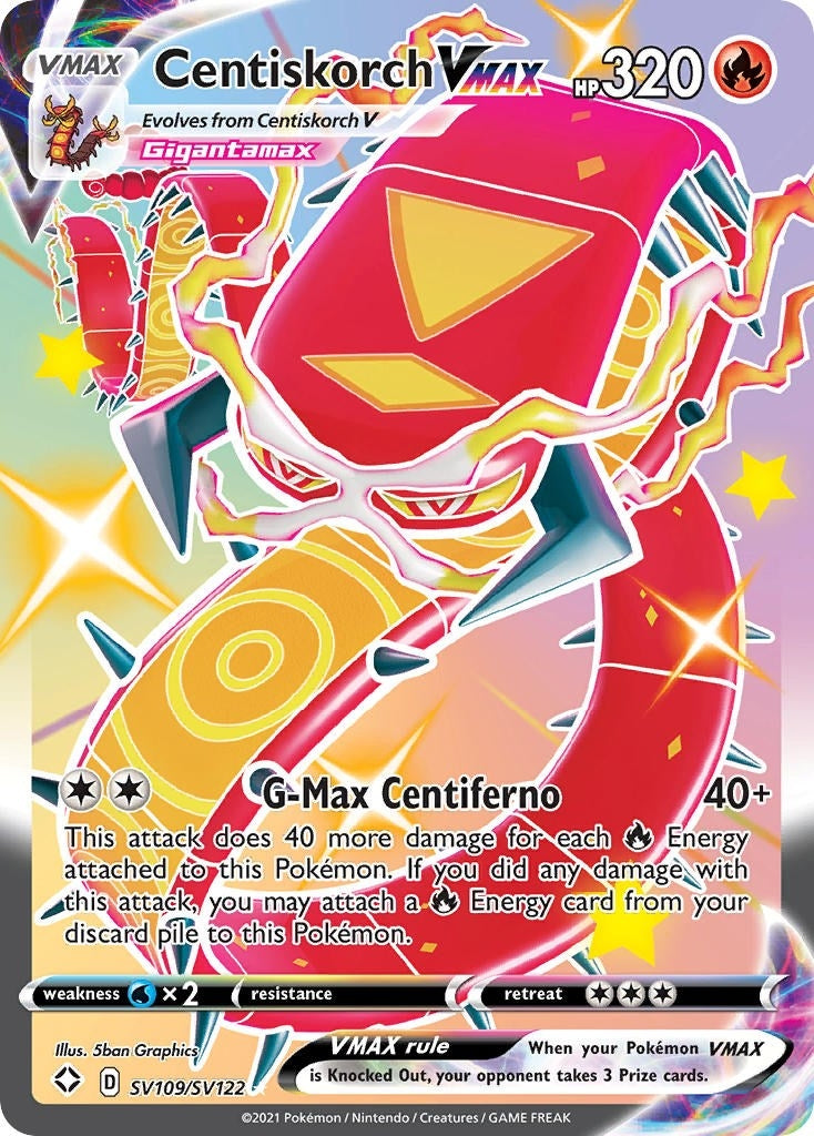 Image for Centiskorch VMAX (SV109/SV122) (SHFSV) - Pokemon
