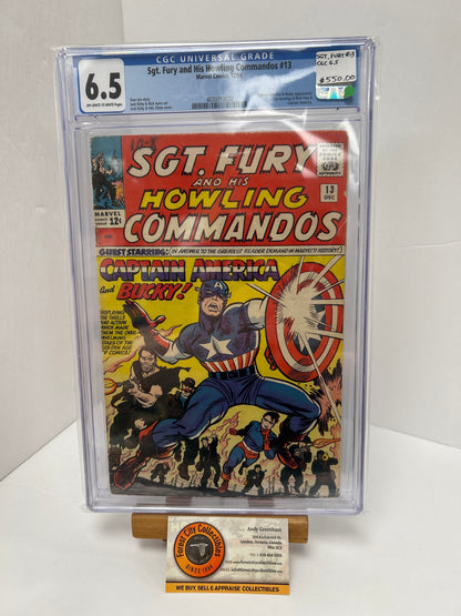 Sgt. Fury and His Howling Commandos #13 (OFF-White To White Pages) {CGC 6.5}
