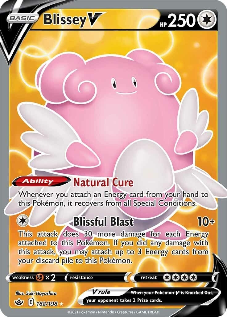 Image for Blissey V (Full Art) (182/198) (SWSH06) - Pokemon