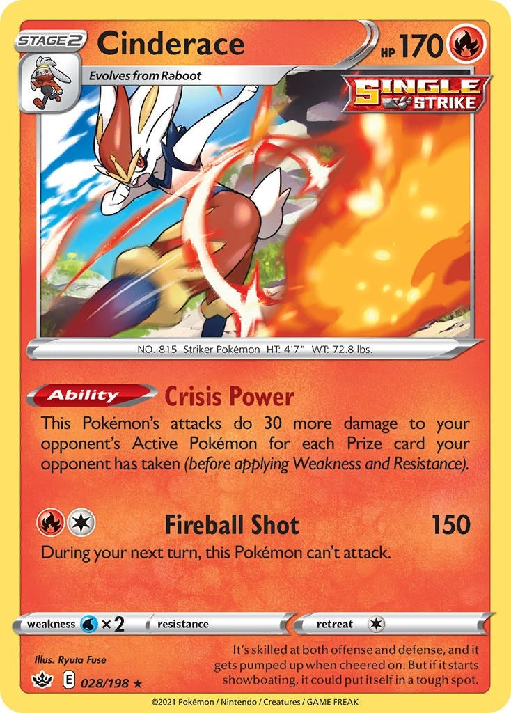 Image for Cinderace (028/198) (PR) - Pokemon
