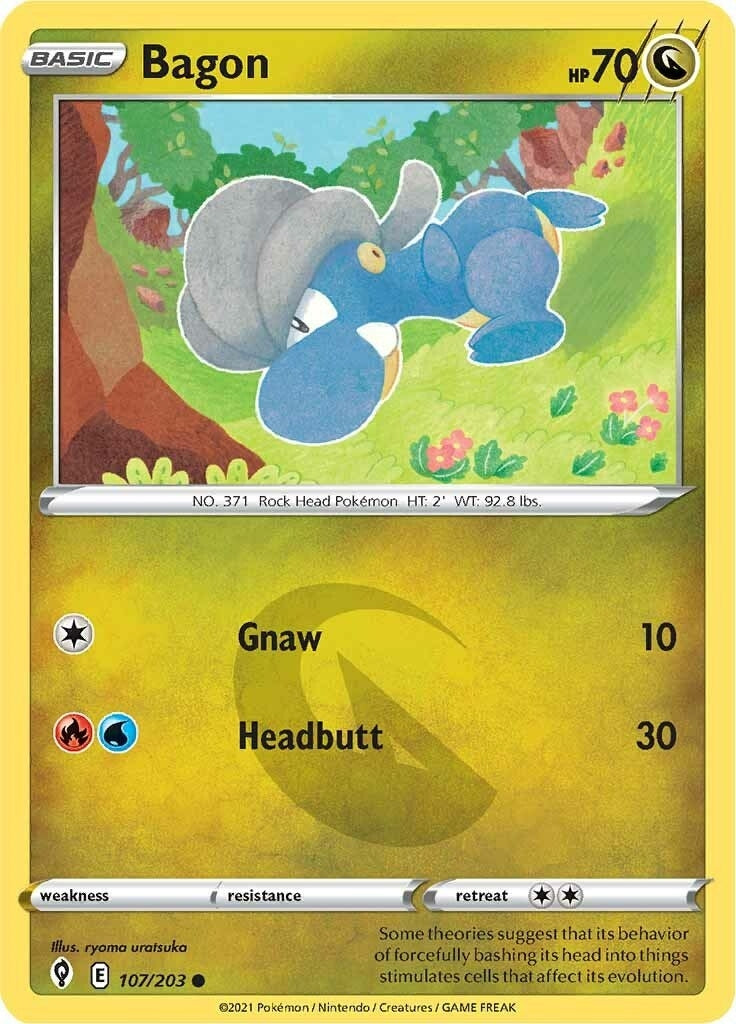 Image for Bagon (107/203) (SWSH07) - Pokemon