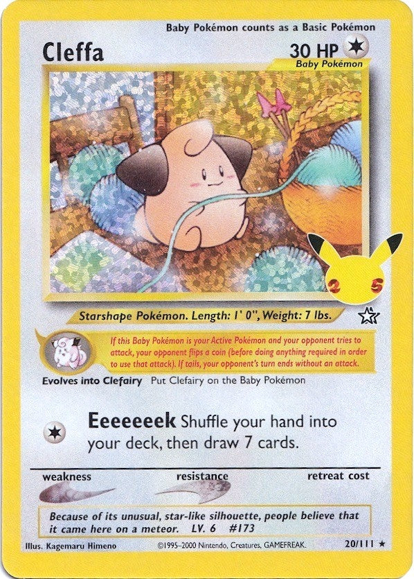 Image for Cleffa (20/111) (CCC) - Pokemon