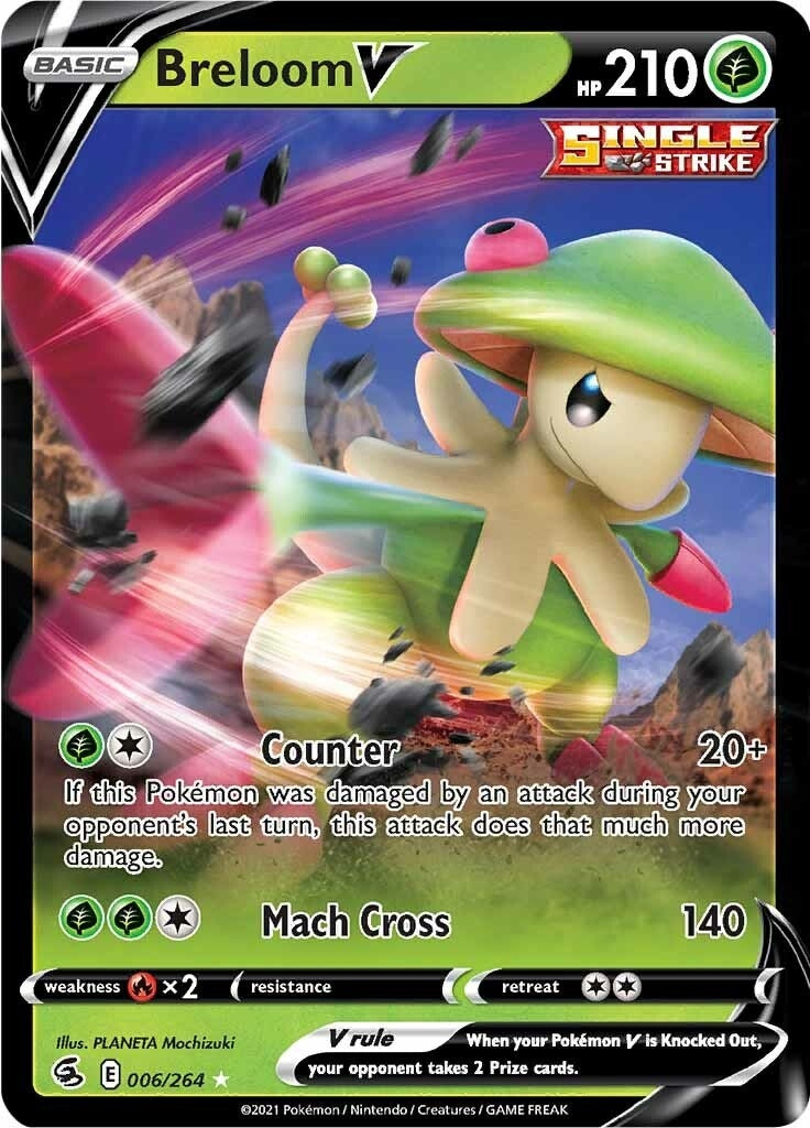 Image for Breloom V (006/264) (SWSH08) - Pokemon