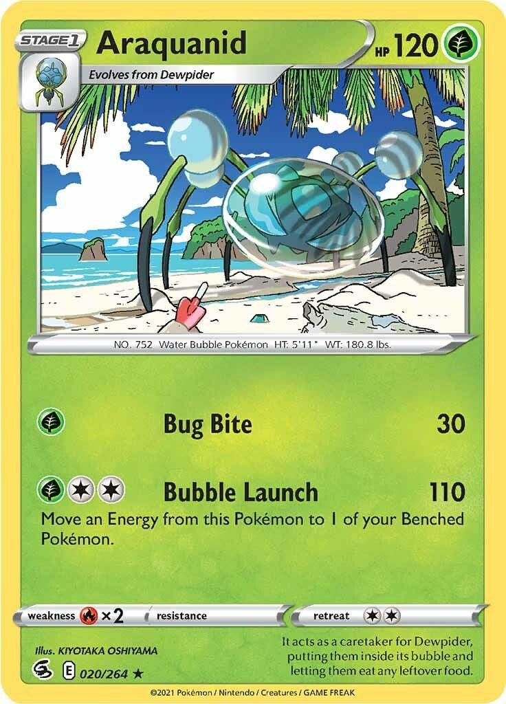 Image for Araquanid (020/264) (SWSH08) - Pokemon