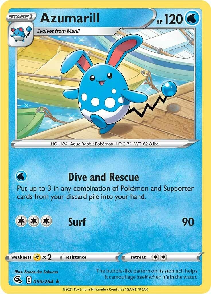 Image for Azumarill (059/264) (SWSH08) - Pokemon