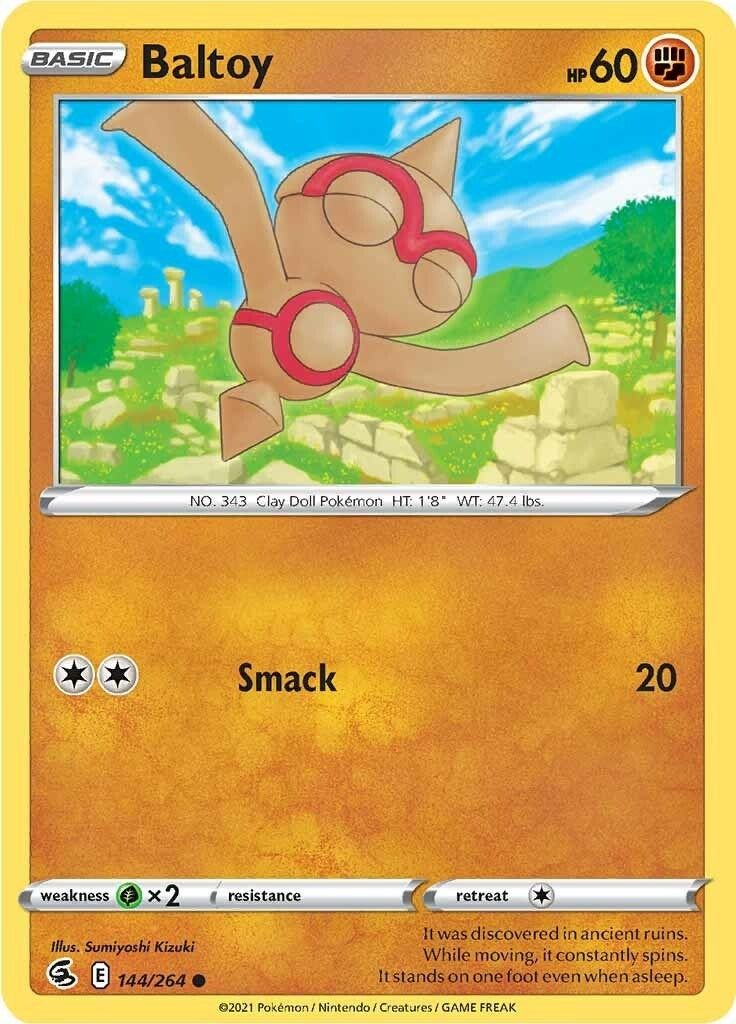 Image for Baltoy (144/264) (SWSH08) - Pokemon