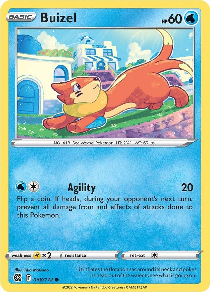 Image for Buizel (038/172) (SWSH09) - Pokemon