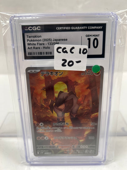 2025 Terrakion Japanese 133/086 - CGC (10)