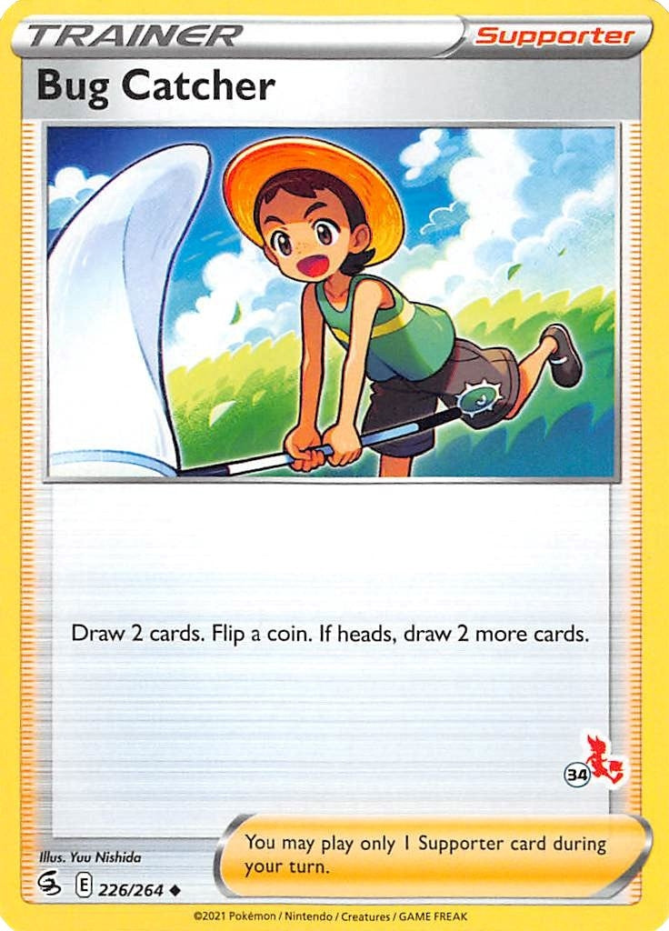 Image for Bug Catcher - 226/264 (#34 Cinderace Stamped) (226/164) (BA22) - Pokemon