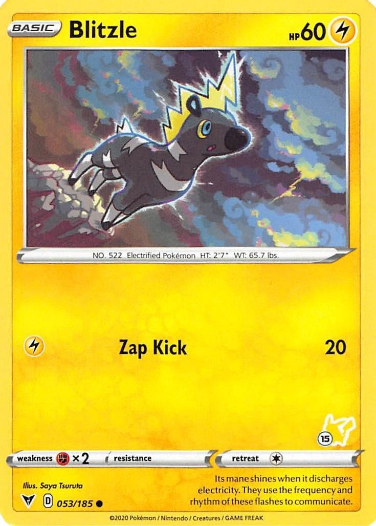 Image for Blitzle - 053/185 (#15 Pikachu Stamped) (053/185) (BA22) - Pokemon