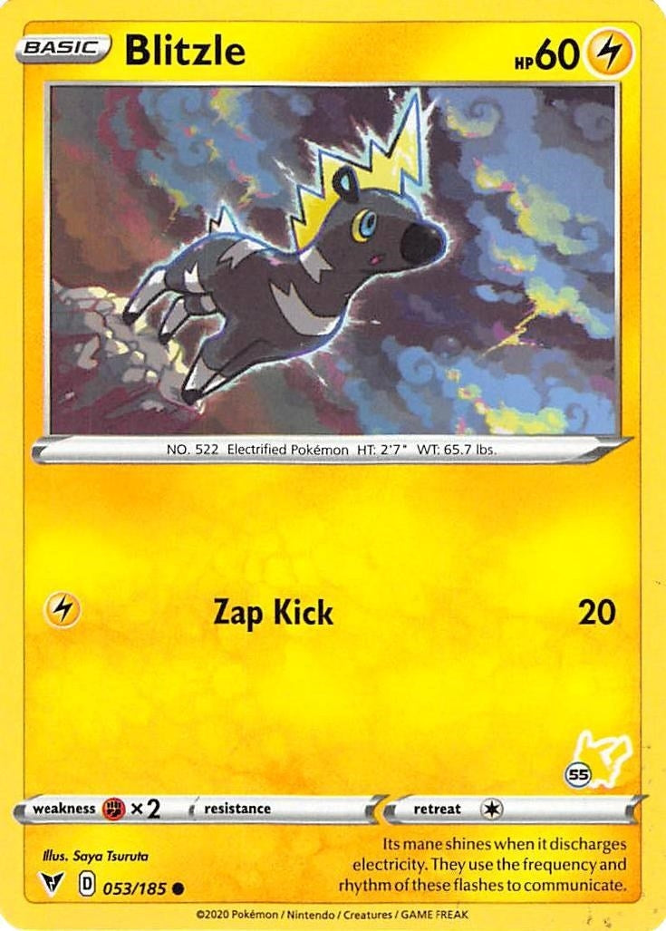 Image for Blitzle - 053/185 (#55 Pikachu Stamped) (053/185) (BA22) - Pokemon