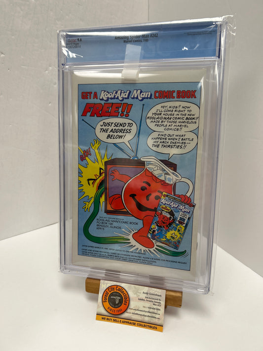 Amazing Spider-man #242 (White Pages) {CGC 9.6}