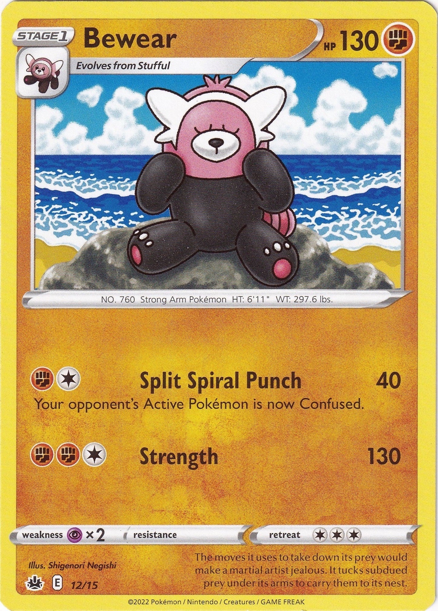 Image for Bewear (012/015) (MCD22) - Pokemon