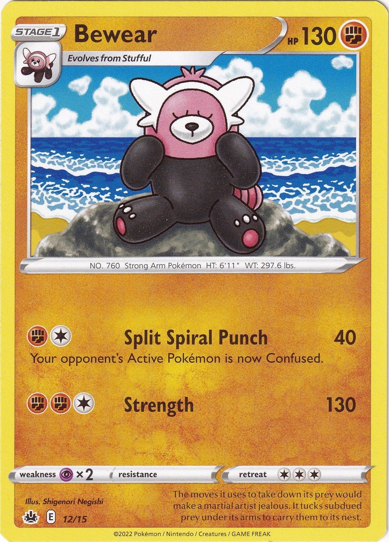 Image for Bewear (012/015) (MCD22) - Pokemon