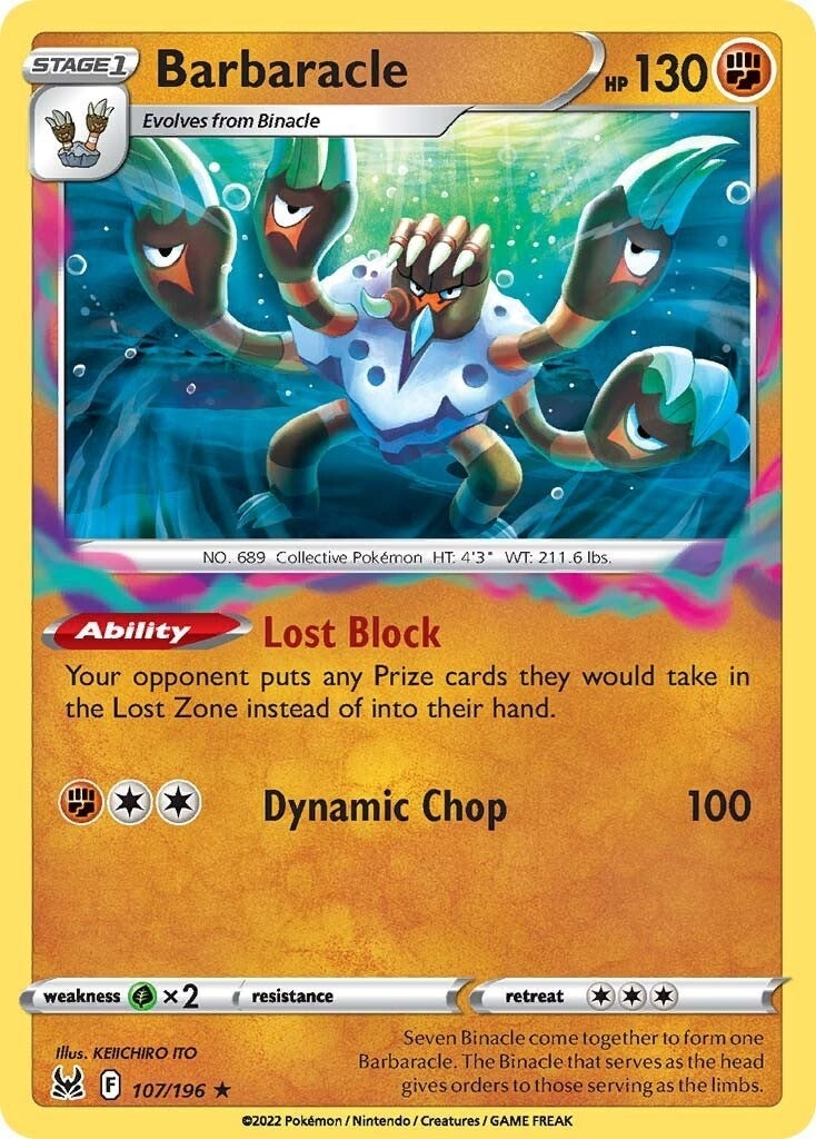 Image for Barbaracle (107/196) (SWSH11) - Pokemon