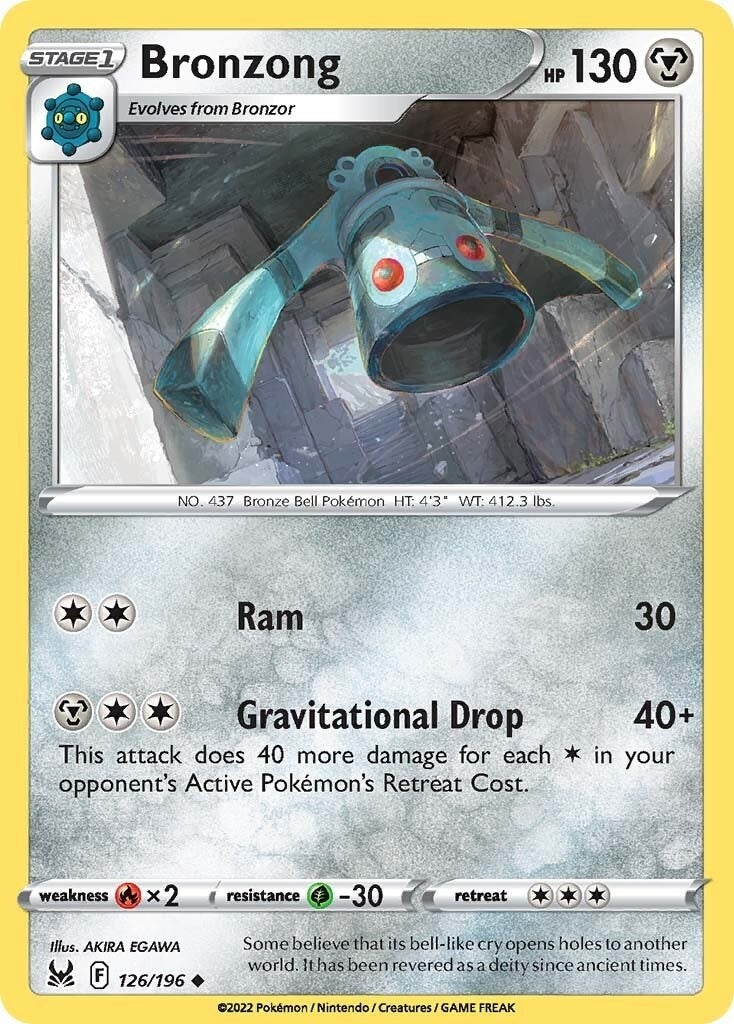 Image for Bronzong (126/196) (SWSH11) - Pokemon