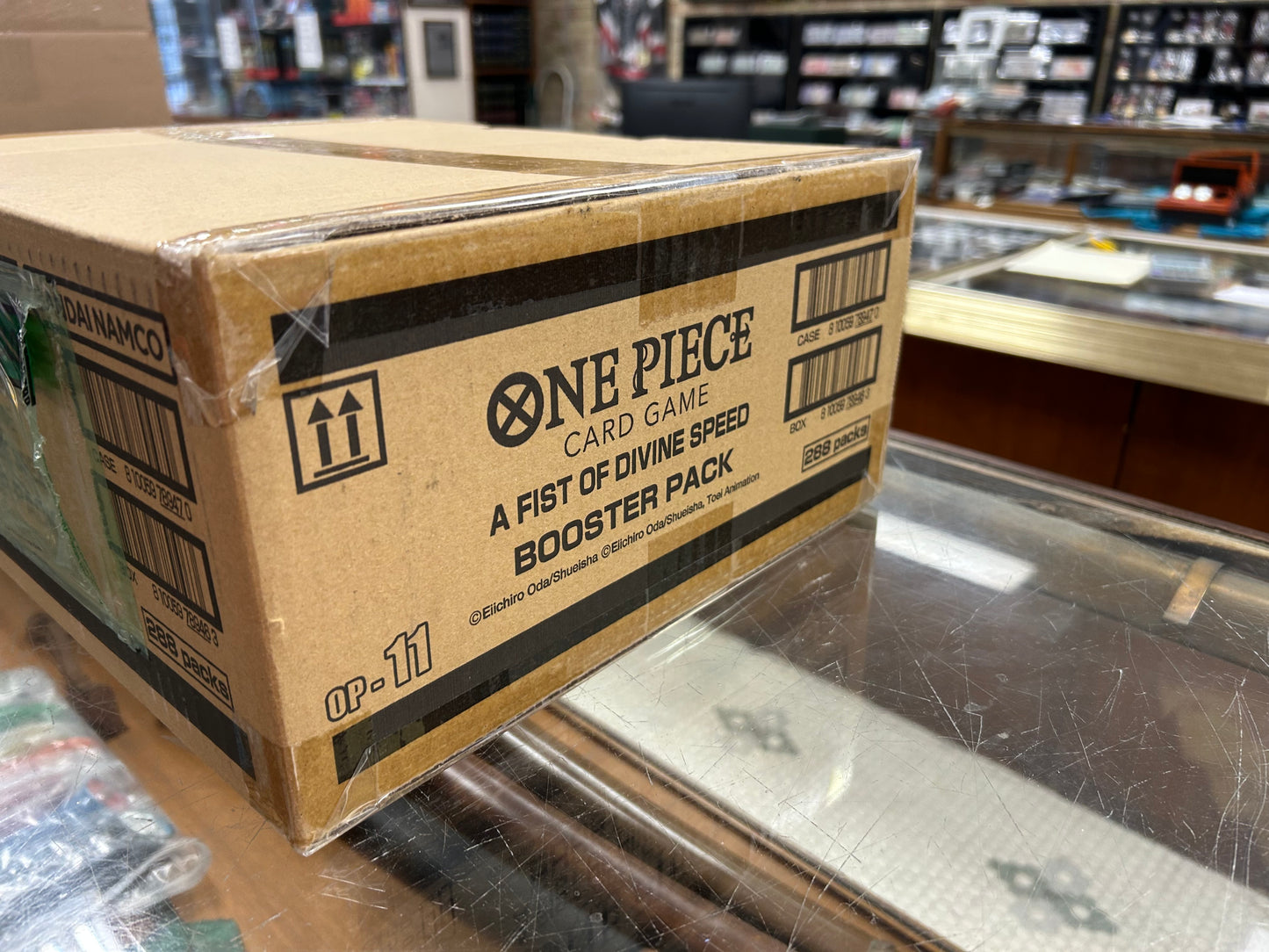 ONE PIECE CG OP-11 A FIST OF DIVINE SPEED  BOOSTER BOX Case (12x Booster Box)
