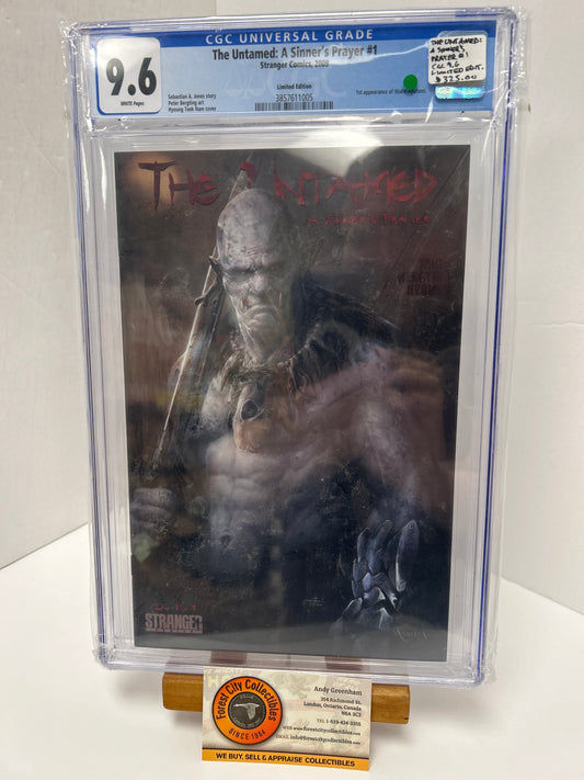 The Untamed: A Sinner's prayer #1 (White Pages) {CGC 9.6}