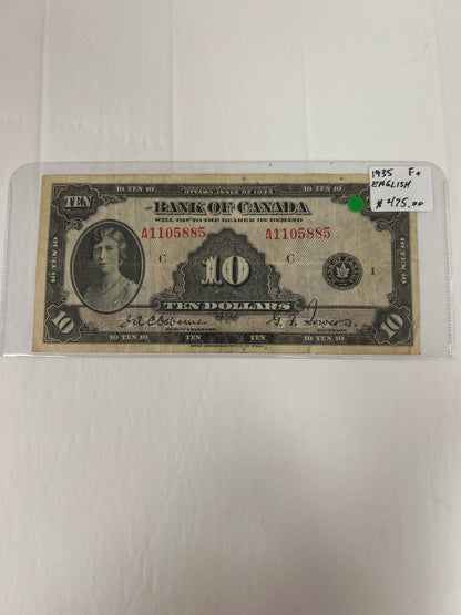 Bank Of Canada {1935} English - Fine+