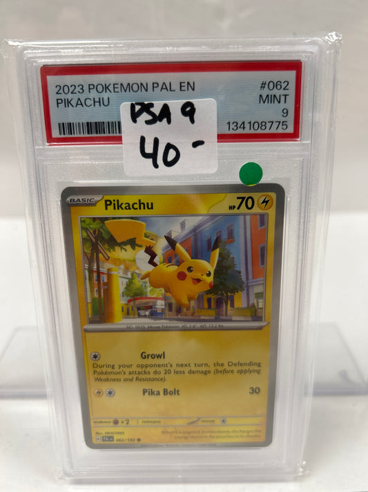 2023 Pikachu Pal En 062/193 - PSA (9)