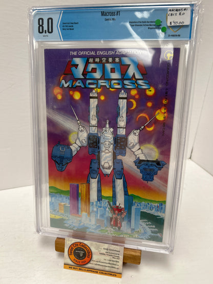 Macross #1 (White) {CBCS 8.0}