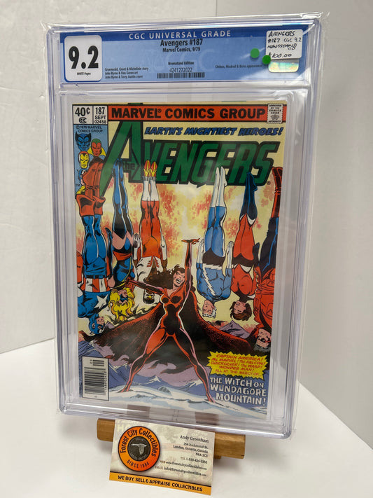 Avengers #187 (White Pages) {CGC 9.2}